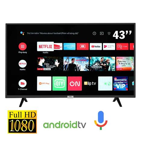 Tv Tcl 43 Inch 43s5200 Fullhd Direct Led Android O 8 0 Voiceseach Loa 16w 60hz Siêu Thị