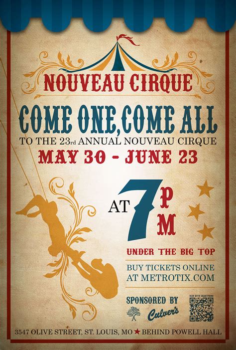 Nouveau Cirque Poster Design on Behance