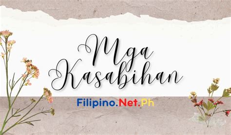 Ano Ang Kasabihan Katangian At Mga Halimbawa Nito