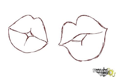 How To Draw Puckered Lips Drawingnow Lips Drawing Drawing Lessons