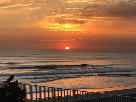 Sunrise From Balcony Picture Of La Quinta Inn And Suites Oceanfront