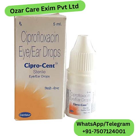 Ciprofloxacin Eye Drops Packaging Size 10 Ml In 1 Bottle At Rs 55