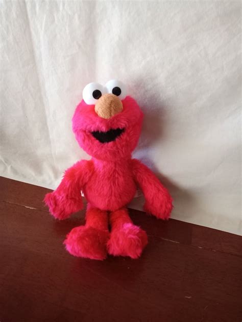 Elmo Doll Furry Red Muppet Monster Kind Friendly Orange Nose Etsy