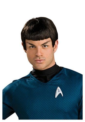 Star Trek Spock Wig With Ears Star Trek Halloween Costume Accessory
