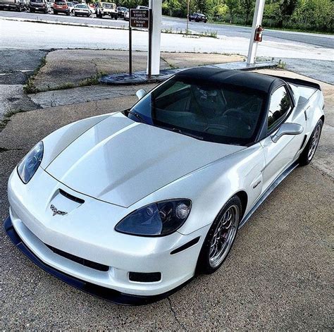 Pearl White Wrapped C6 Z06 Cool Cars Sports Car Cars