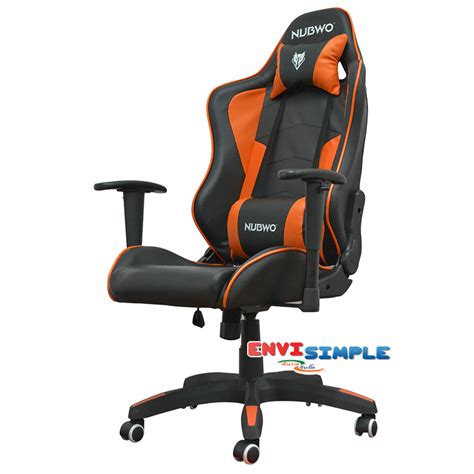 จำหน่าย ขาย Nubwo Gaming chair Emperor Orange แหล่งรวมสินค้า Nubwo Gaming สินค้า gaming Gear ...