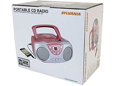 Sylvania Portable Cd Player With Radio