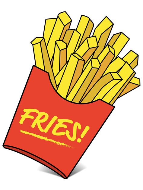 French Fries ClipArt PNG