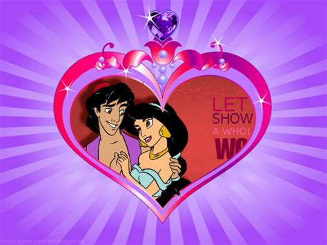 Jasmine And Aladdin Disney Valentines Day Fan Art 34484790 Fanpop