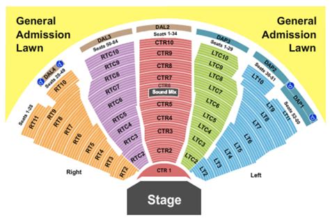 Dte Energy Music Theater Seating Map Elcho Table