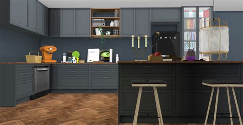 Sims 4 Ccs The Best S Series Kitchen Set By Minc78