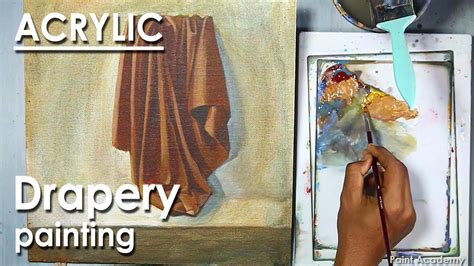 How To Paint Folds In Fabric In Acrylic Drapery Painting