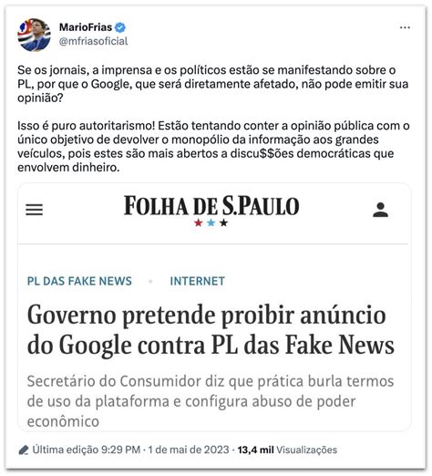 Políticos se dividem sobre campanha do Google contra PL das fake news