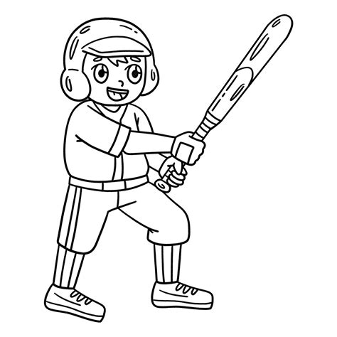 Premium Vector A Cute And Funny Coloring Page Of A Boy Playing