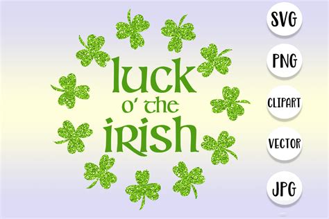 Luck Othe Irish Svg St Patricks Day Cut Files 195631 Svgs