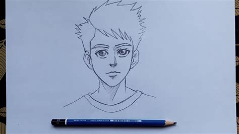 How To Draw Anime Boy Cara Melukis Anime Lelaki Youtube