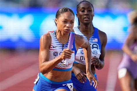 U S Led By Allyson Felix Qualifies For Women’s 4x400 Relay Final At World Athletics