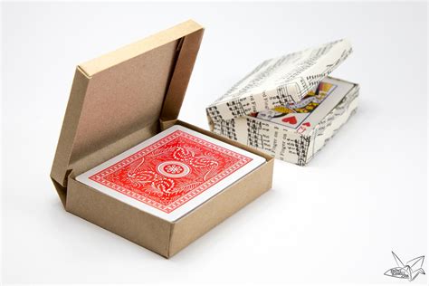Custom Size Hinged Origami Box Playing Cards Box Origami Box