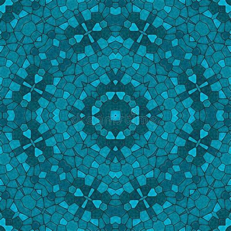 Pattern Mosaic Kaleidoscopic Seamless Generated Texture Ornament
