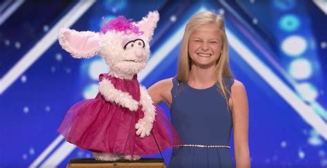 Year Old Earns Golden Buzzer For Her Amazing Singing Ventriloquism