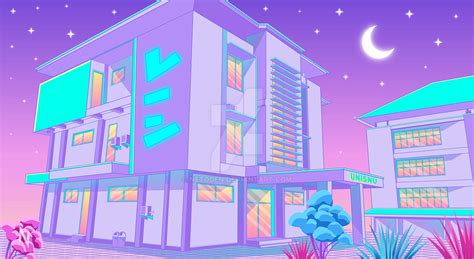 Unisnu Rectorate Building Pastel Vaporwave Art By Netoden On Deviantart