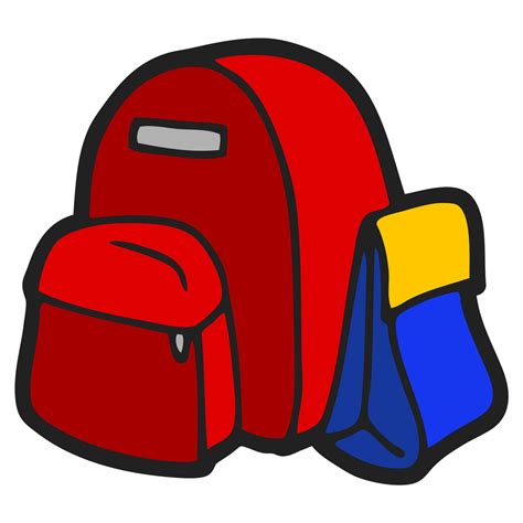 School Backpack Clip Art Clipartwiz Clipartix