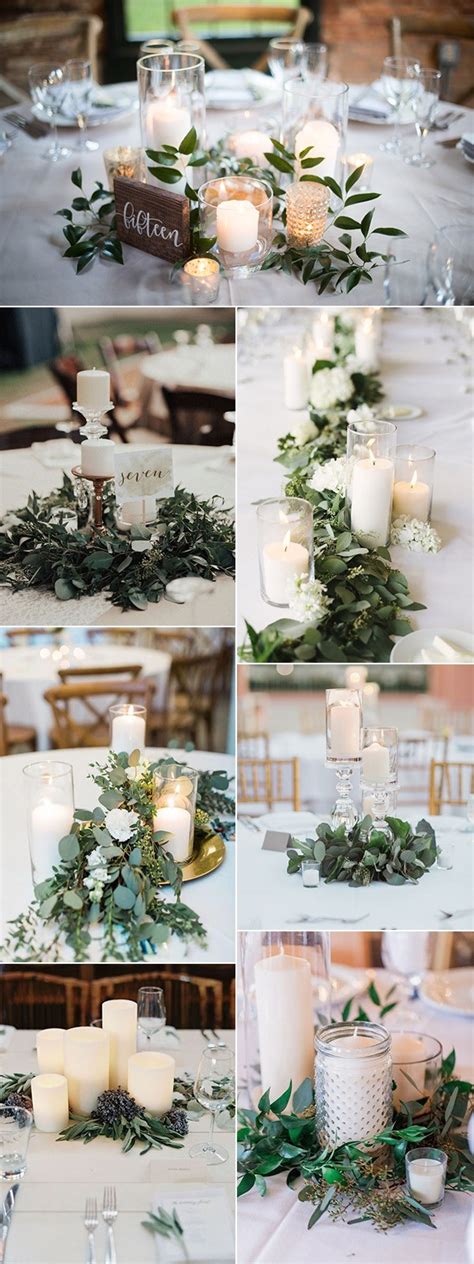 25 Budget Friendly Simple Wedding Centerpiece Ideas With Candles