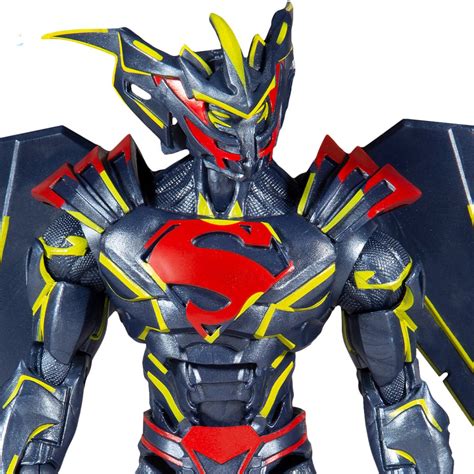 Dc Multiverse Superman Energized Unchained Armor Gold Label 7 Inch