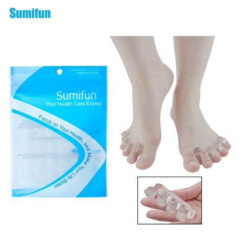 2pcs Sumifun Soft Form Toe Separatorfinger Spacer For Manicure