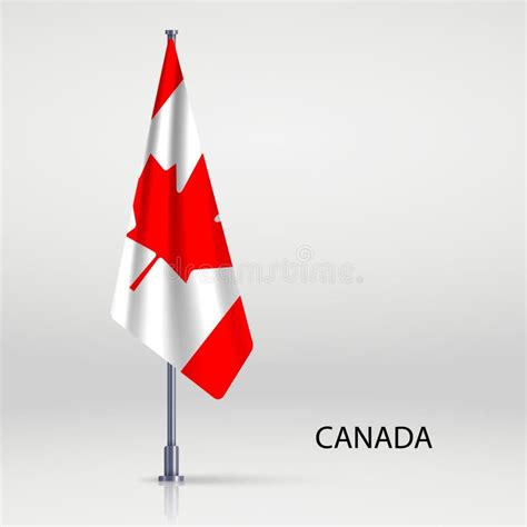 Canada Flag Stand Stock Illustrations 558 Canada Flag Stand Stock
