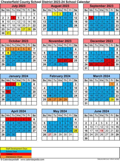 2023 2024 School Calendar Announced Cheraw Primary School