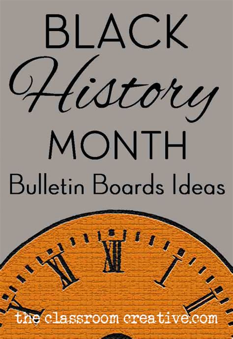Black History Month Bulletin Board Ideas Black History Month Bulletin