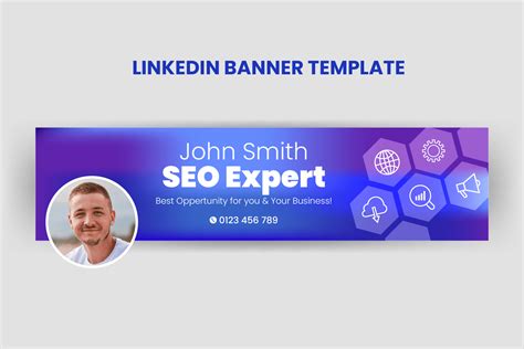 Seo Expert Linkedin Banner Template Graphic By Sadarong · Creative Fabrica