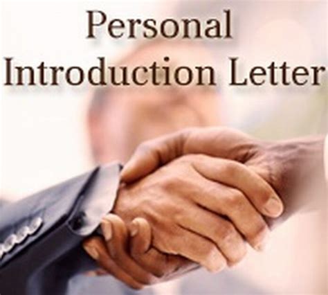 Personal Introduction Letter - Free Letters