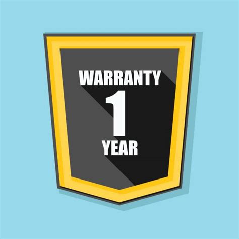 1 Year Warranty Badge Illustrations Royalty Free Vector Graphics