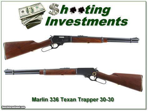 Marlin 336 30 30 Texan Trapper 1969 Jm Marked Gold Saddle Ring Exc Cond