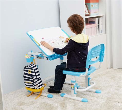With so many different types of kids study table and chair available these days, choosing the. Mini Blue Desk is Great for Kids - Best Desk Quality ...