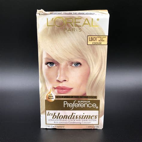 Loreal Paris Lb01 Extra Light Ash Blonde Hair Dye