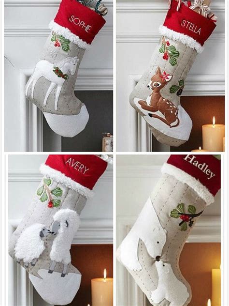 Personalized Christmas Stockings Embroider Names Christmas Stocking Christmas Stockings