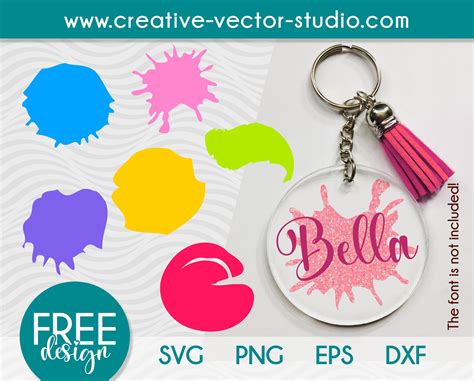 47 Keychain Svg Paint Stroke Svg Cricut – Keychain SVG Cut Files