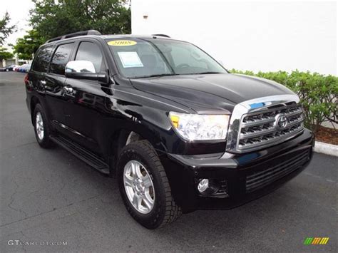2008 Black Toyota Sequoia Limited 49469099 Car Color