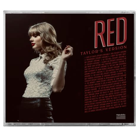 Taylor Swift Red Exclusive Picture Disc Cd Taylors Version With B