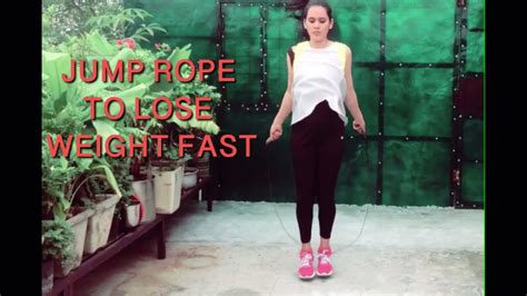 How To Jump Rope To Lose Weight Fast Youtube