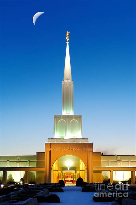 Toronto Lds Mormon Temple Photograph By Laurent Lucuix