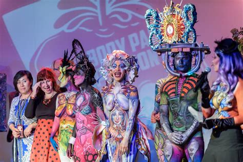 Sexy Colorful Moments From The 2019 Texas Body Paint Competition San