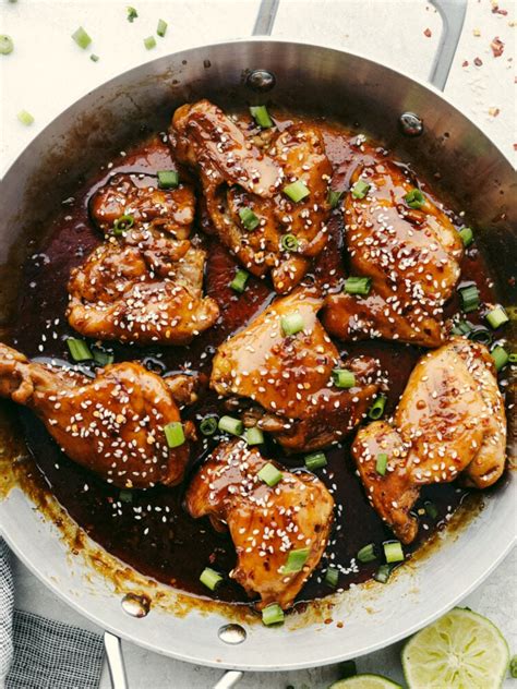 Sticky Asian Glazed Chicken Yummy Recipe