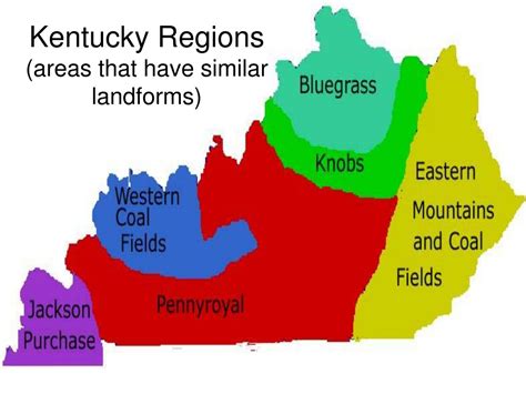 Ppt Kentucky Regions Areas That Have Similar Landforms Powerpoint