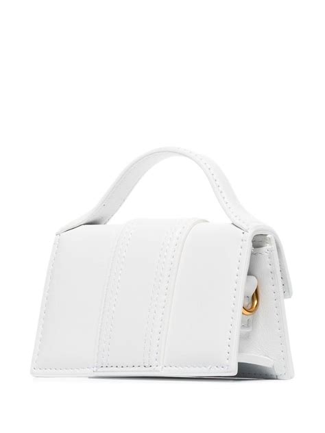 Jacquemus Leather Le Petit Bambino Mini Bag In White Lyst