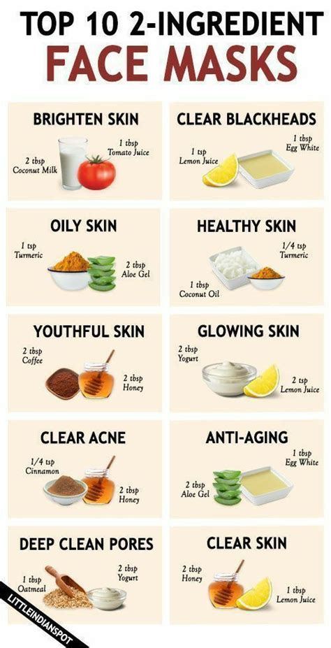 DIY Face Masks Healthy Skin Homemade Skin Care Recipes Clear Healthy Skin