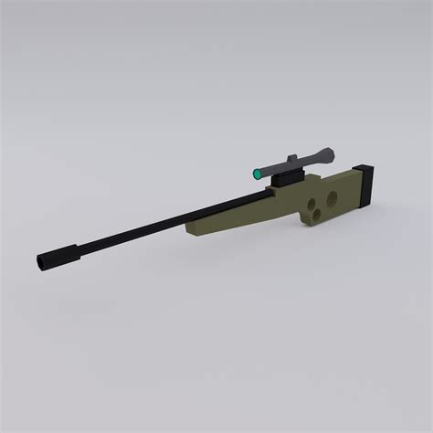 Kritrimvault Alejandro Sniper Rifle 3d Model